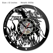 塞尔达传说 创意挂画挂钟钟表（PVC材质）(不配电池)