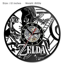 塞尔达传说 创意挂画挂钟钟表（PVC材质）(不配电池)
