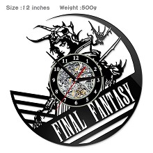 最终幻想 创意挂画挂钟钟表（PVC材质）(不配电池)