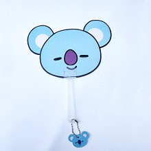 防弹少年团BTS BT21 KOYA PVC扇子胶扇