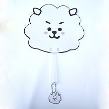防弹少年团BTS BT21 RJ PVC扇子胶扇