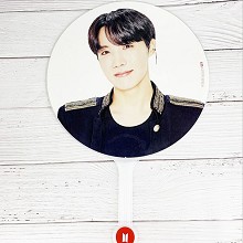 BTS防弹少年团 J-HOPE 同款应援扇 圆扇子胶扇