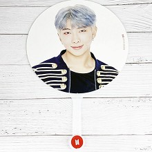 BTS防弹少年团 RM 同款应援扇 圆扇子胶扇