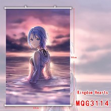 王国之心 白色塑料杆布画挂画(60X90)MQG3114