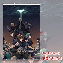 王国之心 白色塑料杆布画挂画(60X90)MQG3152