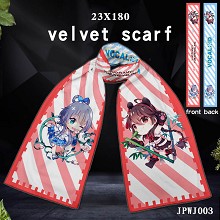 JPWJ003-VOCALOID洛天依乐正绫 动漫全彩貂绒围巾