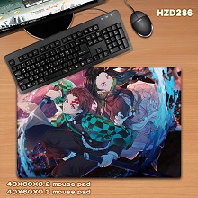 HZD286-鬼灭之刃 动漫40X60橡胶课桌垫 鼠标垫