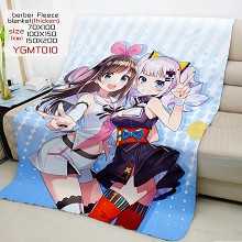 YGMT010-虚拟YouTuber 绊爱 辉夜月羊羔绒毛毯150*120CM