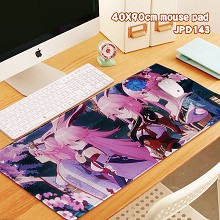 JPD143-崩坏学园 游戏 40X90X0.3锁边加厚键盘垫