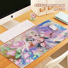 JPD150-公主连接 游戏 40X90X0.3锁边加厚键盘垫