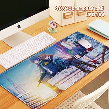JPD154-少女前线 游戏 40X90X0.3锁边加厚键盘垫