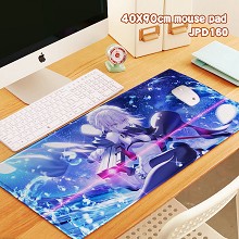 JPD160-Fate Grand Order 命运 动漫 40X90X0.3锁边加厚键盘垫