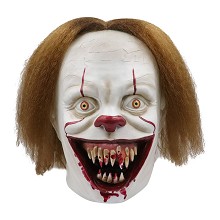 小丑回魂2 cosplay面具pennywise 乳胶头套