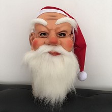 圣诞老人面具头套 PVC道具