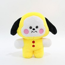 8寸BTS黄狗毛料毛绒公仔(12个一套出)
