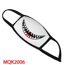 个性表情 动漫彩印太空棉口罩MQK 2006