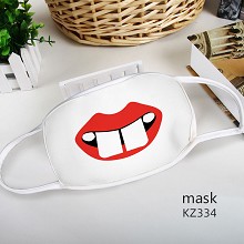 KZ334-个性表情彩印太空棉口罩