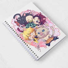 鬼灭之刃 软皮笔记本日记本记事本 线圈本普通封面70张