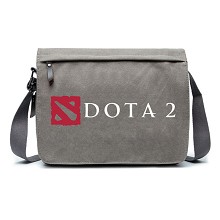 DOTA2 水洗帆布挎包单肩包