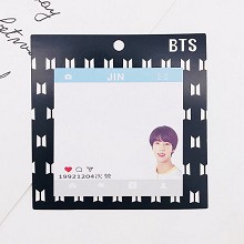 BTS JIN便利贴 便签本 留言卡便利本标签记事本