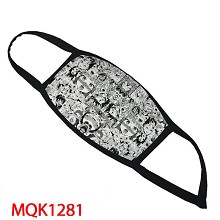 个性 彩印太空棉口罩MQK 1281