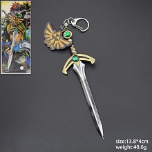 塞尔达黄色剑钥匙扣