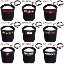 虚拟世界 动漫帆布空顶帽 棒球帽 遮阳帽子