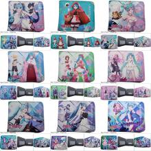 初音未来 3D立体烫金版短款二折钱包NK