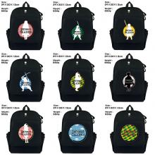 鬼灭之刃 16安帆布翻盖背包（耳机孔）