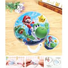 超级玛丽 可折叠团扇子