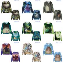 龙猫 健康布带帽卫衣