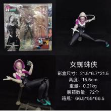 山口式 004 女蜘蛛侠 Gwen 格温 温格 可动手办