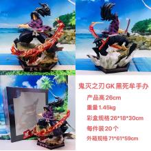 鬼灭之刃 十二鬼月系列弹 GK 黑死牟 上弦之壱手办