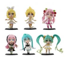 6款初音未来 手办 袋装