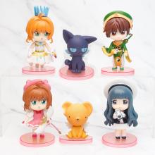 6款百变小樱 魔卡少女樱 木之本樱 手办 袋装