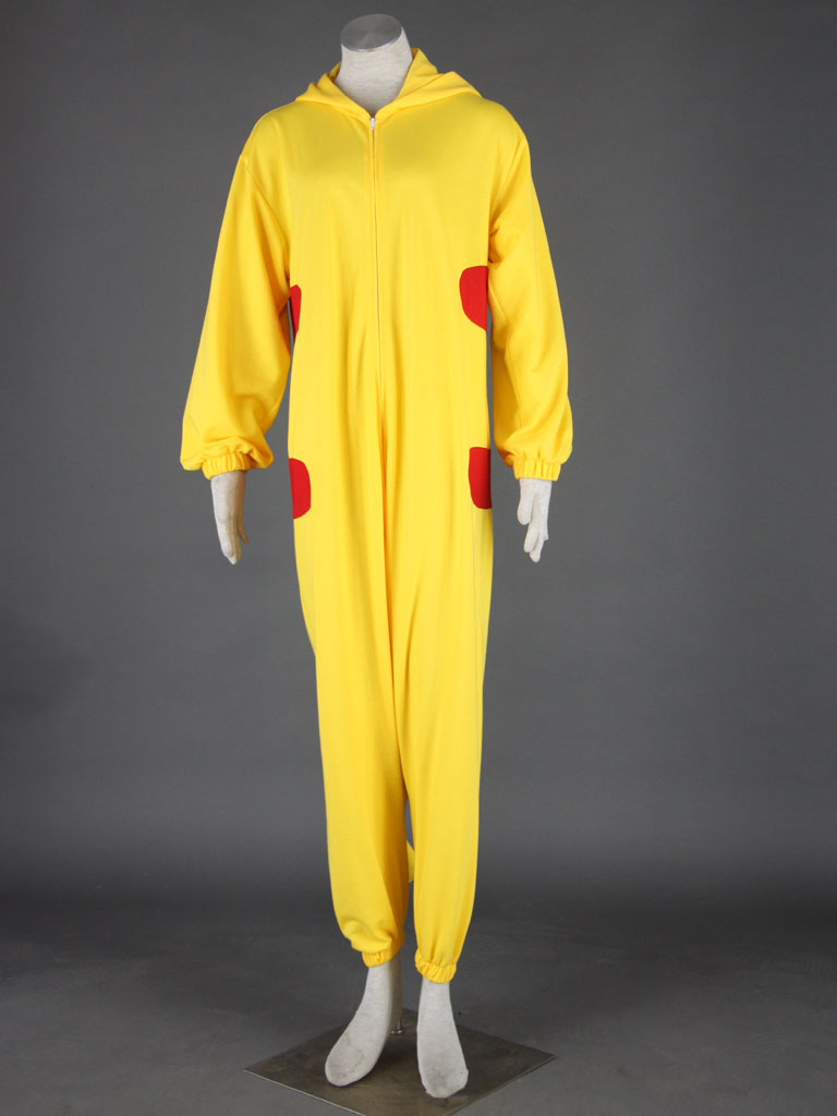 拟人卡通文化-人型皮卡丘装1代-睡衣(女装1件