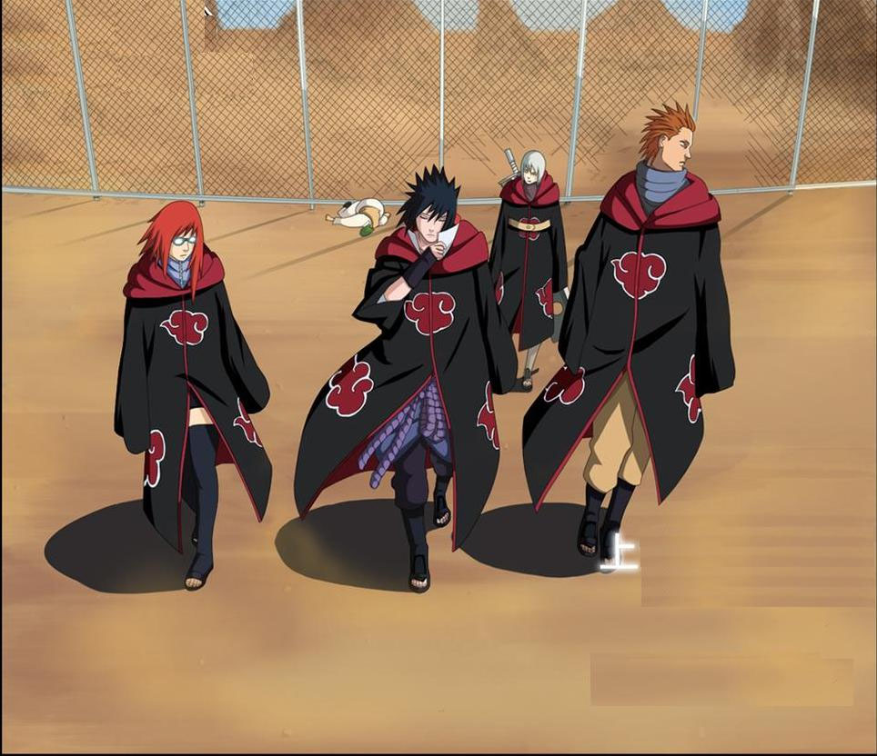 CV-001-C33-火影忍者-鹰组织外袍(男装1件套