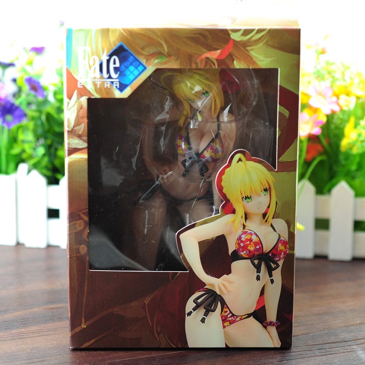 fate extra saber 尼禄红色泳装水着 可脱版 手办