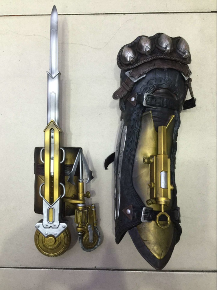 刺客信条6 辛迪加COSPLAY武器道具 枭雄 腕套