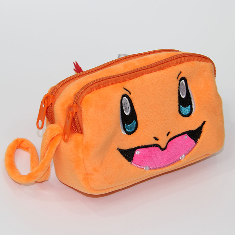20X13CM宠物小精灵 小火龙毛绒化妆包 零钱包