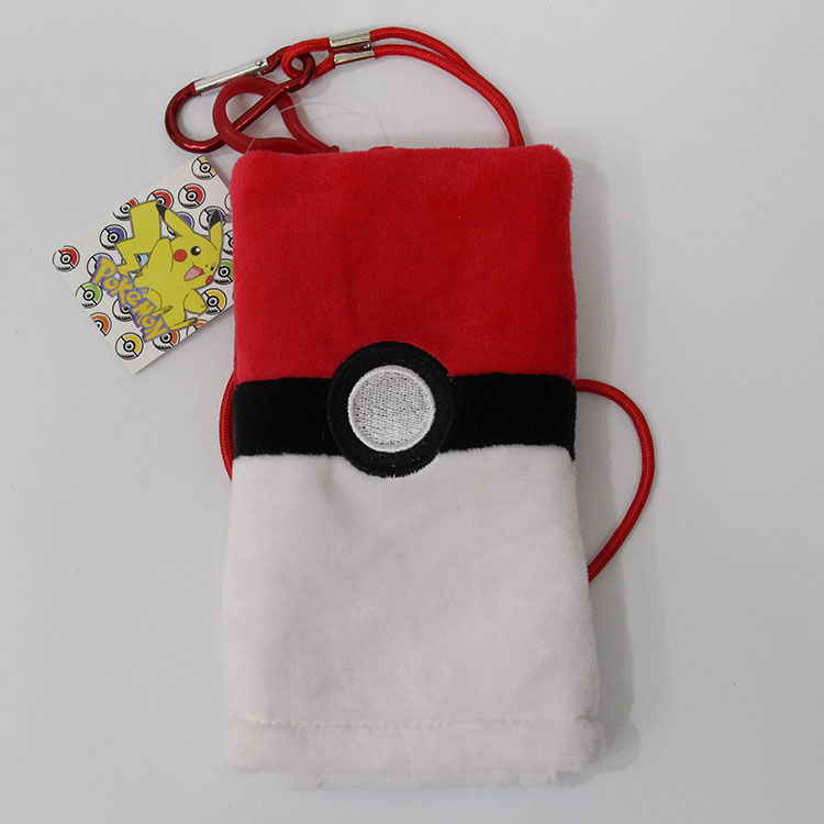 18x10CM宠物小精灵毛绒手机袋(4款一套出)_宠