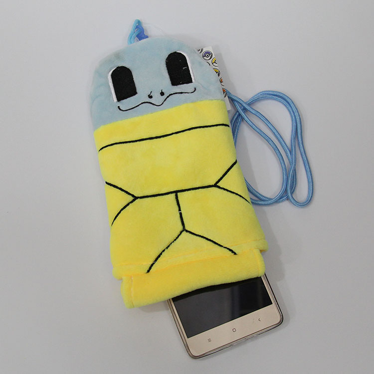 18x10CM宠物小精灵毛绒手机袋(4款一套出)_宠