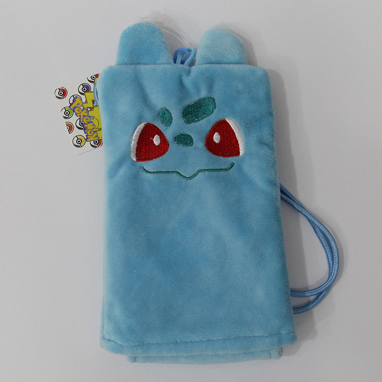 18x10CM宠物小精灵毛绒手机袋(4款一套出)_宠